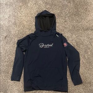 Barstool Golf Navy Hoodie